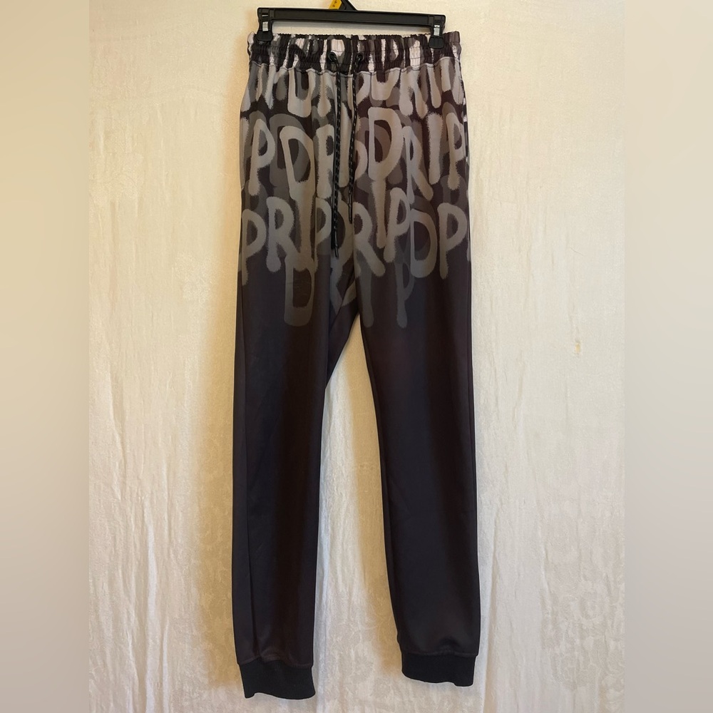 Used Encrypted Drip sweatpants Sz M(fits 26”-32” waist) elastic drawstring waist